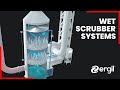 Wet packed scrubber systems  eliminate industrial gases reduce emission and protect environment