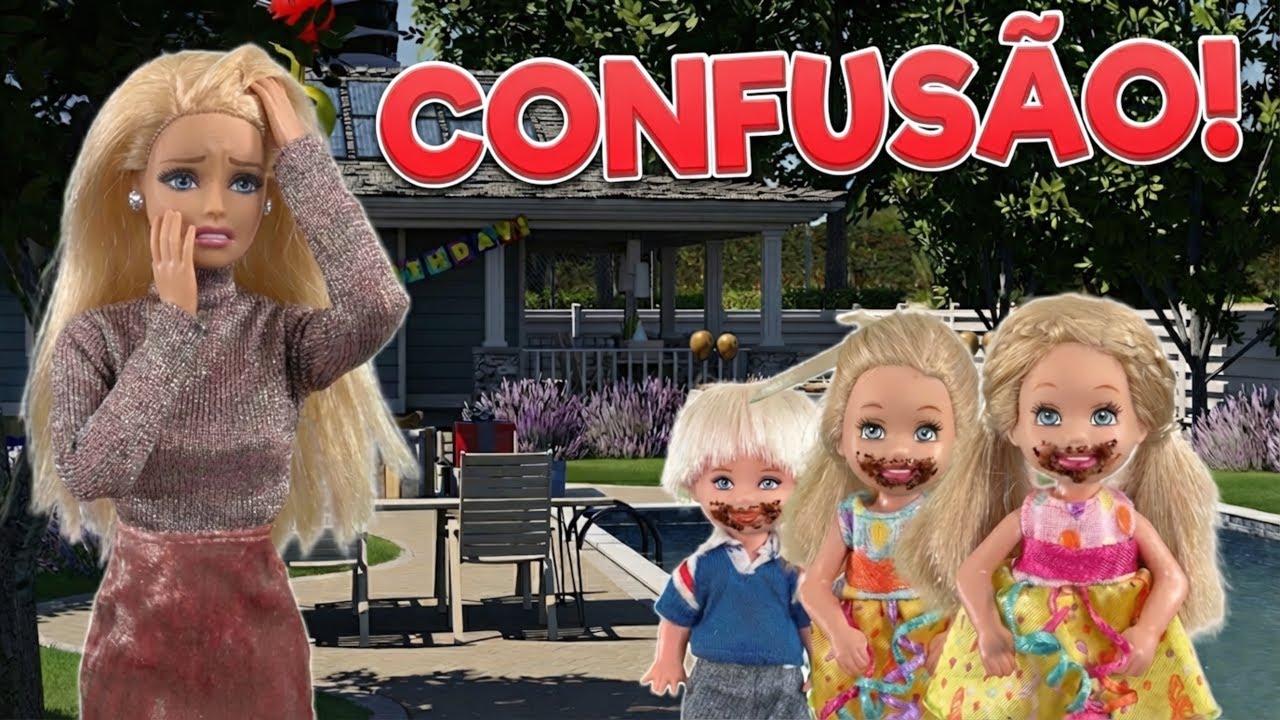 Novelinha da Barbie - CAOS NA FESTA DE ANIVERSÁRIO