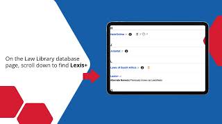 Searching for Cases Using Lexis+ | Library Training
