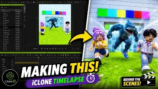 How I Animated the Tralalero Tralala Escape in iClone | Roblox Animation Timelapse