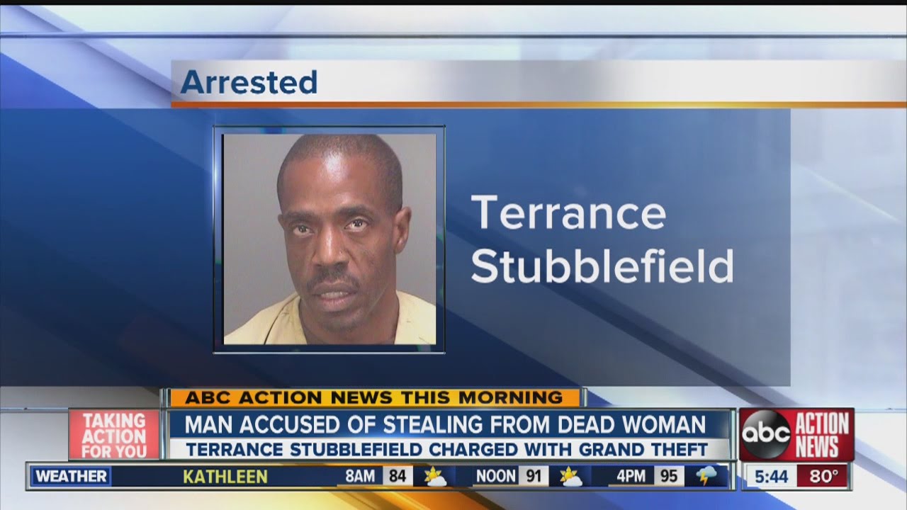 Man accused of stealing from home of deceased woman - YouTube