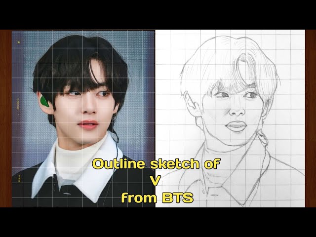 How to draw BTS V step by step | Kim Taehyung Pencil Sketch | Drawing  Tutorial | YouCanDraw - YouTube