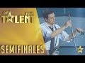 Adriano interpreta una melodía popular con su serrucho | Semifinales 2 | Got Talent España 2016