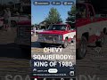 CHEVY SQAUREBODY, KING OF 1980
