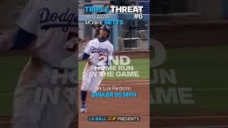 Mookie Betts, "Triple Threat 06" #mlb #lad #dodgers #homerun #slugger