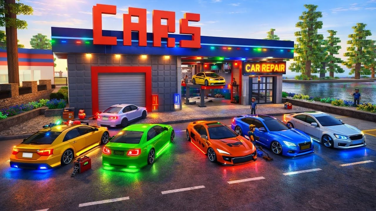 Best cars repair open in party craft 