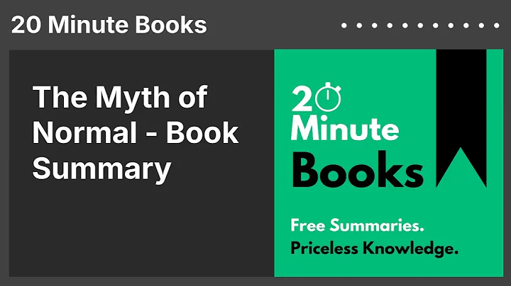 The Myth of Normal - Book Summary