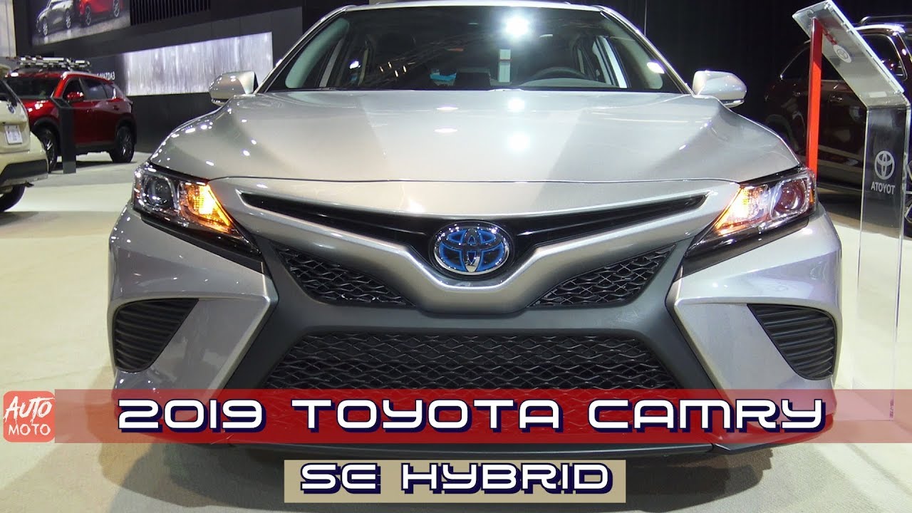2019 Toyota Camry Se Hybrid Exterior And Interior 2019 Quebec Auto Show