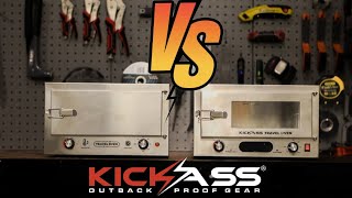 KickAss 12v Travel Oven Review  Original vs Glass Door