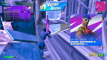 Duo FNCS Division 5 Highlights 🏆 (WE QUALED?) + BEST Controller Settings For AIMBOT 🎯