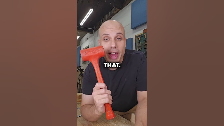 Couldn't You Just Use a Rubber Hammer? #diy #carpentry #woodwork #wood #woodworking #howto