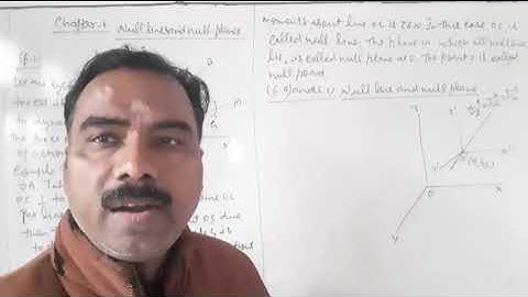 null lines and null planes