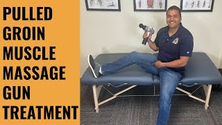 How To Use A Massage Gun To Help Free A Pulled Groin Muscle