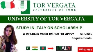 University of TOR VERGATA/Fully Funded Scholarship/ Eligibility Crtiteria/ Benefits/ How to Apply screenshot 4