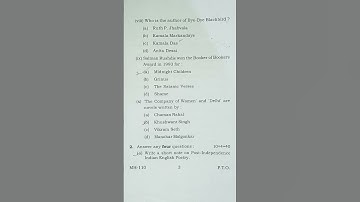 vbu ug english honours sem-2 core-3 #vbu#ug#previousyearquestions#2021-24#sem-2#core-3#english#viral