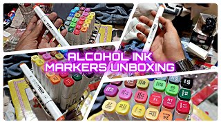 Alcohol ink marker unboxing | review