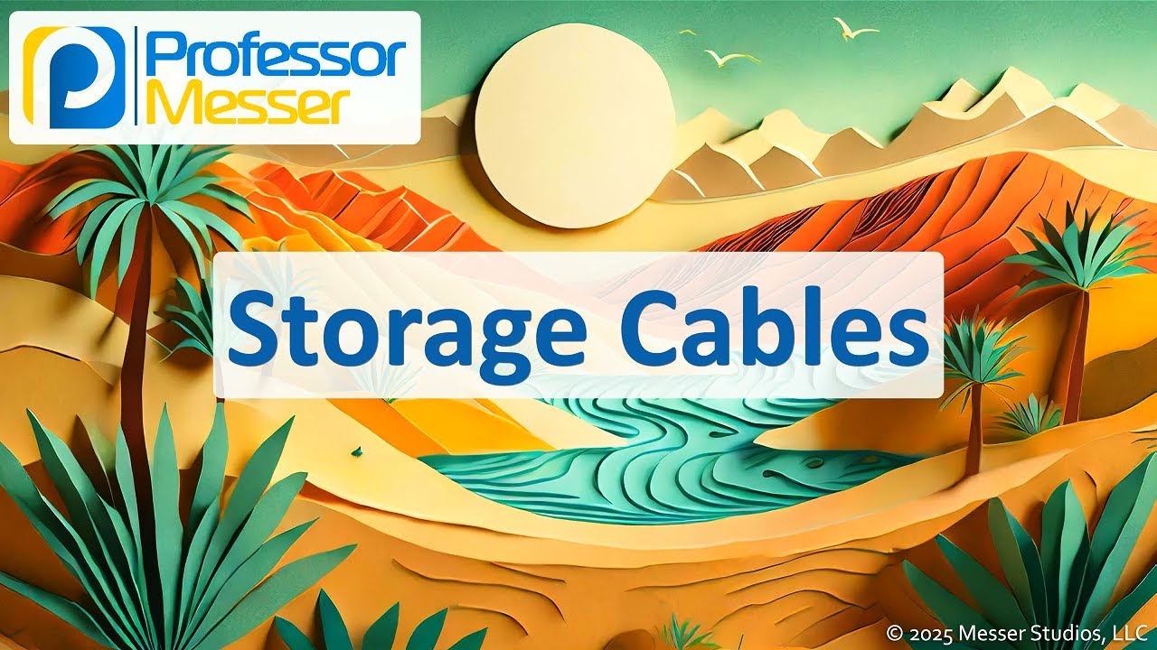 Storage Cables - CompTIA A+ 220-1201 - 3.2 - YouTube