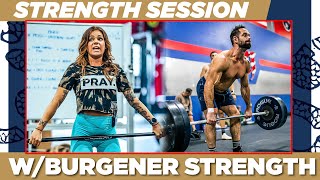 WEIGHTLIFTING SESSION // FULL Session w/SAGE BURGENER