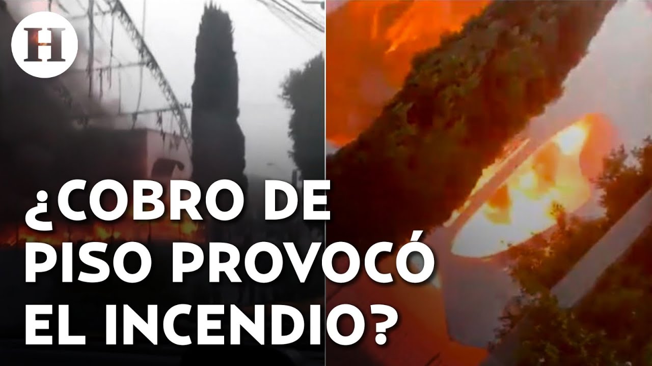 “Da mucho coraje”: Comerciantes atribuyen incendio en bazar navideño de Teoloyucan a delincuentes