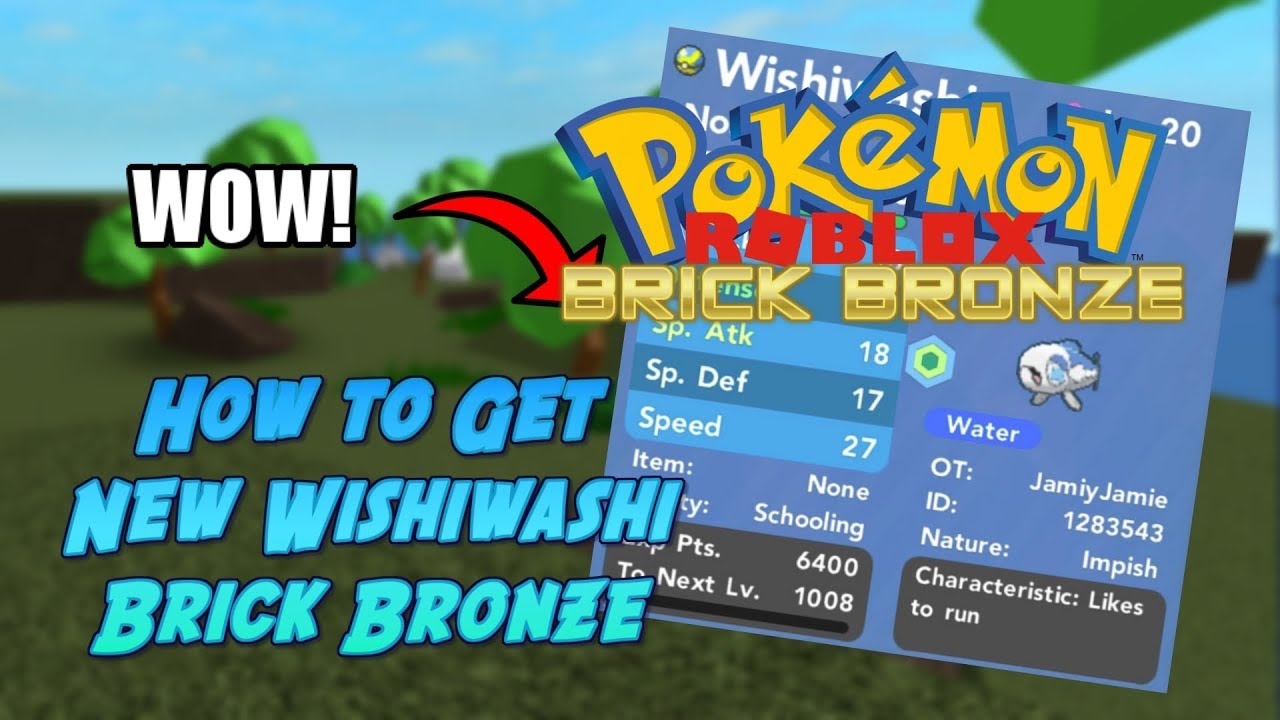 How To Capture New Wishiwashi Roblox Pokemon Brick Bronze Youtube - how to get a rare candy in roblox pokemon brick bronze youtube