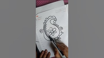 #alpona drawing #alpona#project khata design #door alpona #subrata art#shorts/
