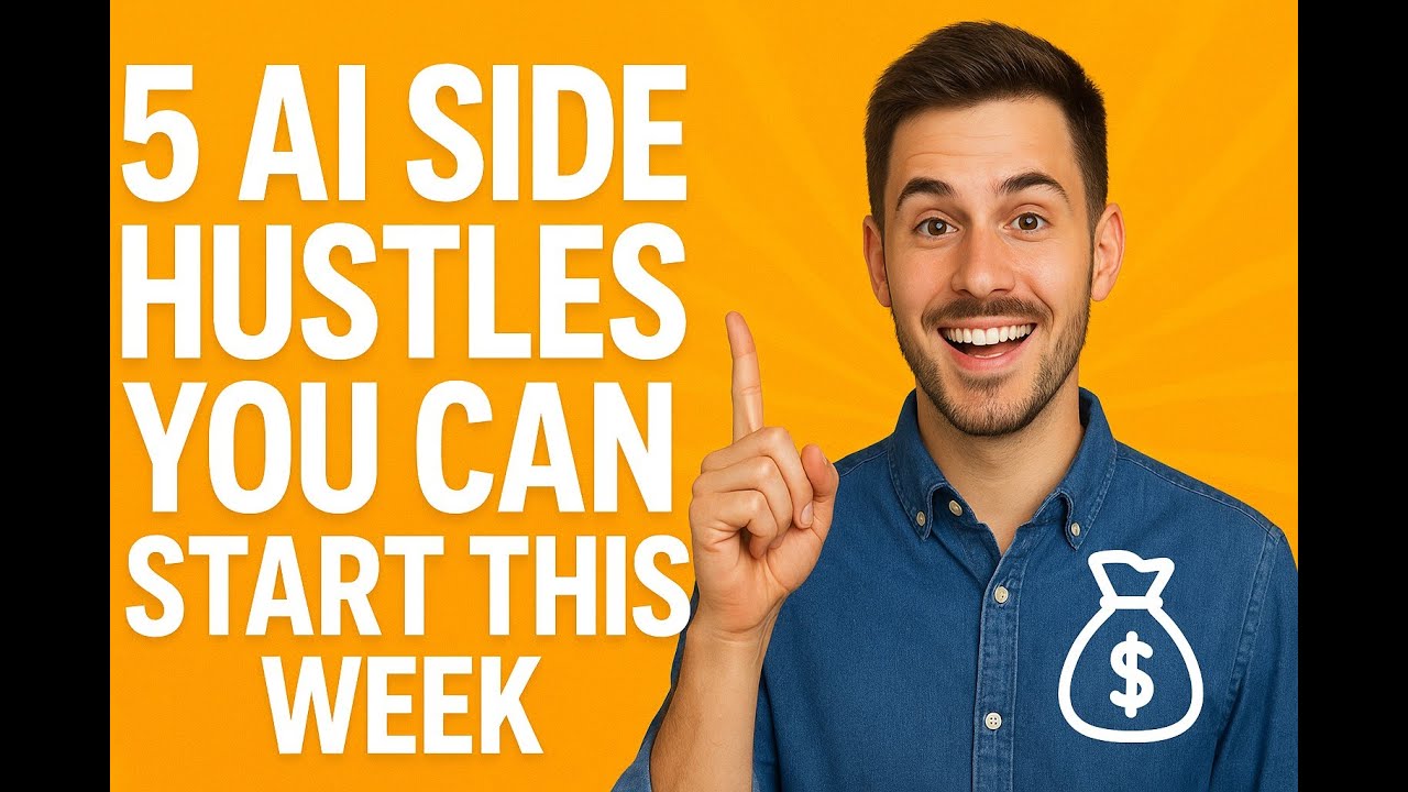 5 AI side hustles you can start this week (beginner friendly) - YouTube