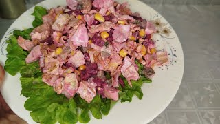 картинка: Витаминный салат со свеклой и овощами.3. Fresh Beet Salad | Simple & Tasty.