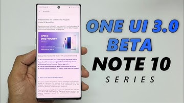 How to Register/Enroll for ONE UI 3.0 BETA - Note 10 & Note 10 Plus -