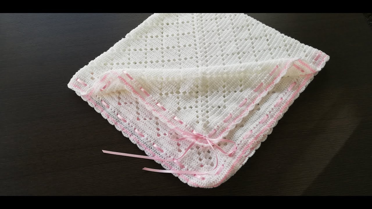 Manta para bebés con rombos