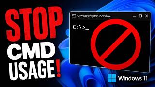 Stop Users from Using CMD! | Disable Command Prompt Windows 11