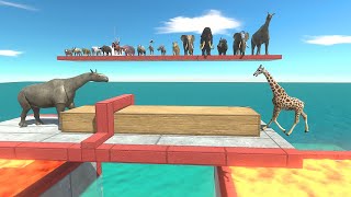 Push Harder or You Will Fall in Lava - Animal Revolt Battle Simulator by Simulator60 6,830 views 5 days ago 6 minutes, 55 seconds