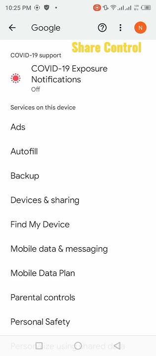 How To Turn Off Shared Controls On Phone