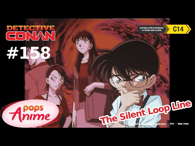 Detective Conan - Ep 158 - The Silent Loop Line | EngSub class=
