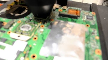 Doubleclickittofixit BGA reflow HP DV2700 AMD laptop with a Nvidia MCP67A-2 to fix a no video issue