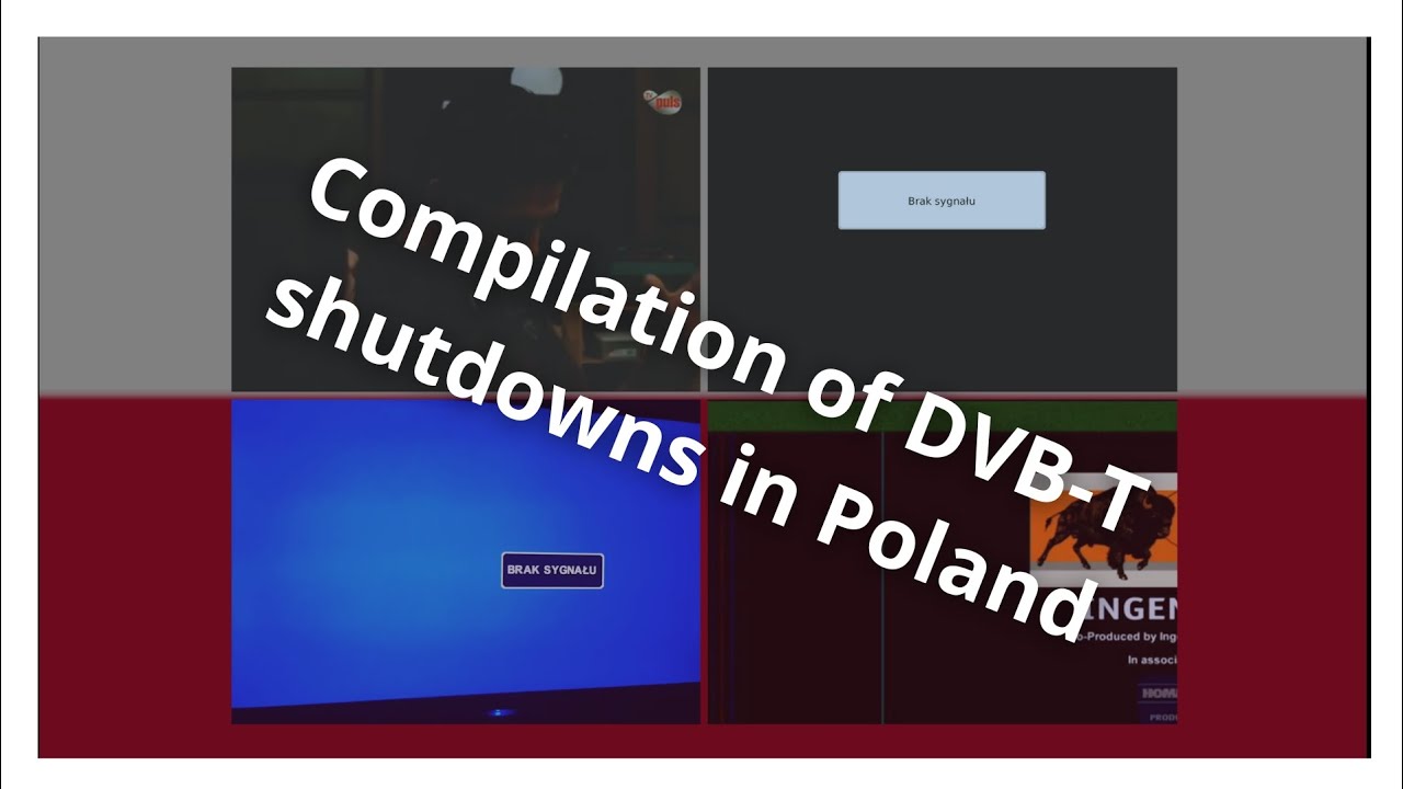 Compilation of DVB-T shutdowns in Poland