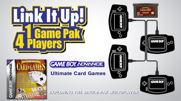 GBA Single-Pak Link - Ultimate Card Games (tons of options, features, and replay value!)