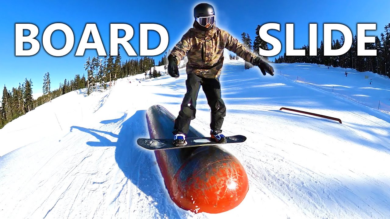Snowboard Board Slide Progression & Bigger Jumps - YouTube