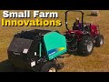 You Don't Need a Big Tractor To Bale Hay