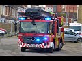 NEW AERIAL LADDER! Fire Engines, Police Cars & Ambulances Responding in Swindon