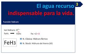 Nomenclatura inorgánica 4to año