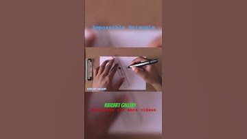 Drawing impossible triangle| step by step