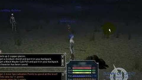 DAoC Guide - Attacking monsters and leveling part 1