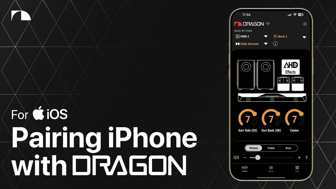 Pair Your iPhone with DRAGON via Bluetooth - YouTube