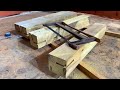 Amazing Woodworking Skills Talented Carpenter // Working With Hardwood Unlimited Creativity!