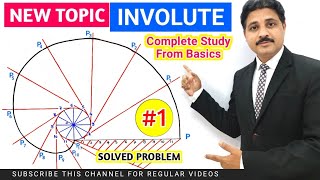 HOW TO DRAW INVOLUTE OF CIRCLE | ENGINEERING GRAPHICS AND DRAWING @TIKLESACADEMYOFMATHS