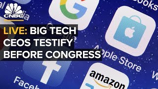 WATCH LIVE: Amazon, Apple, Facebook and Alphabet CEOs testify before Congress — 7/29/2020