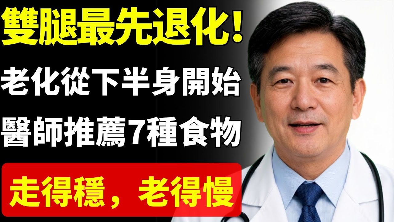 雙腿老得最快！常吃這7種關鍵食物，走路有力、不怕老化