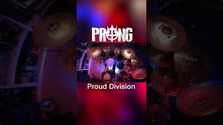 🔥Drum Cover of &quot;Proud Division&quot; by Prong #shorts #drumcover #drums #metal #groovemetal #tommyvictor