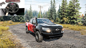 Chevrolet Colorado ZR2 - SnowRunner Off-road | Logitech G923 Steering Wheel Gameplay