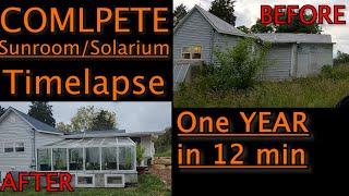 They Built a SOLARIUM. COMPLETE TIMELAPSE.